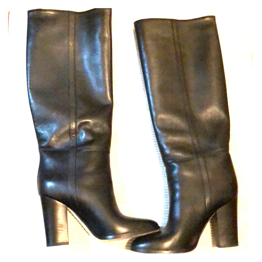 Club Monaco Callie Black Leather boots
